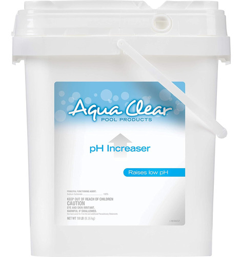 Aqua Clear Pool Products - Aumentador De Ph De 18 Lb.