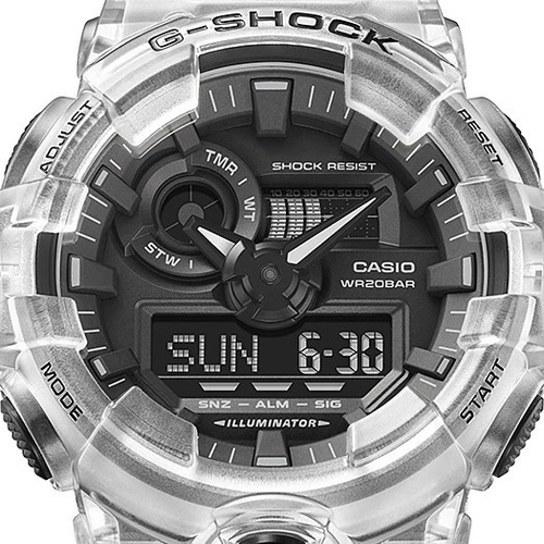 Imagen 2 de 9 de Reloj Casio G-shock Youth Ga-700ske-7 Skeleton