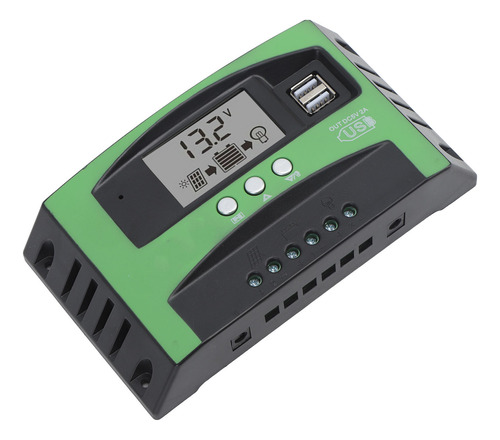 Controlador Solar Con Doble Puerto Usb, 12 V, 24 V, Panel Mp