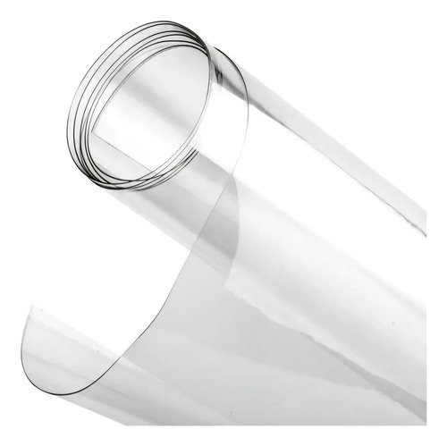 Tela Por Metro Pvc Cristal Super Flex Transp 150mic 1.4m Anc Transparente