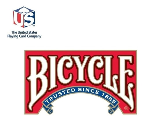 Par Baralho Bicycle E-z Low Vision Super Jumbo Azul/vermelho