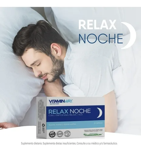 Sedante Natural Te Cápsulas Angustia Estrés Dormir Relax X4
