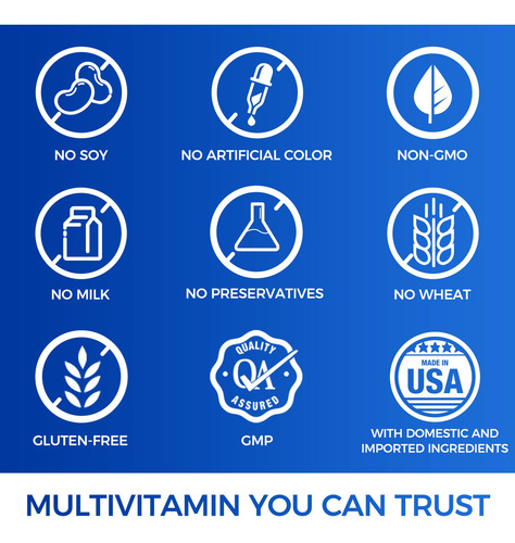 Multivitamínico Ultra 360 Hombres Minerales Vitamina A, C, D