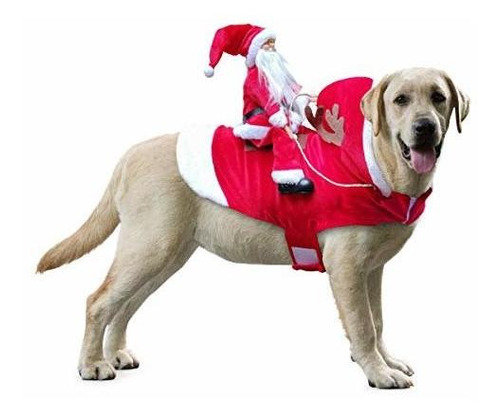 Idepet Funny Pet Dog Cat Disfraz De Navidad Santa Dogs Winte