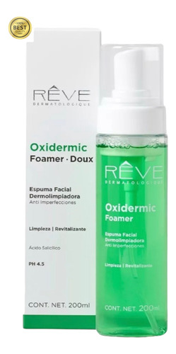 Rêve Oxidermic Dermolimpiador Piel Grasa Acné Manchas 200ml