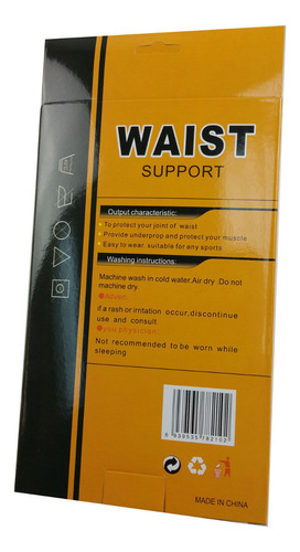 Faja De Trabajo Soporte Lumbar Y De Postura - Fullshop.uy