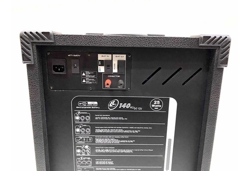 Caixa De Som Multiuso Amplificada Ll140 12v Recarregavel