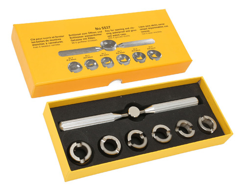 Abridor De Caja De Reloj 5537 De Acero Inoxidable Profesiona