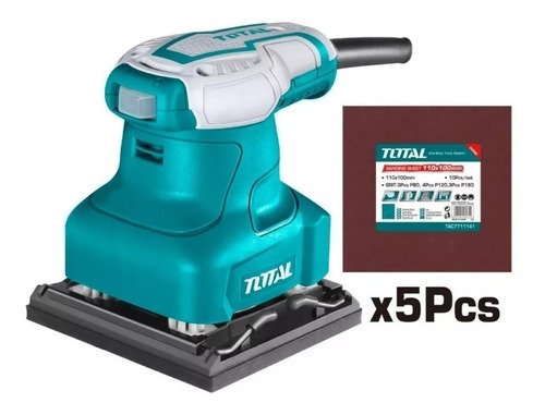 Imagen 1 de 4 de Lijadora Orbital Electrica 240w Total Kit Lijas Tf2231106