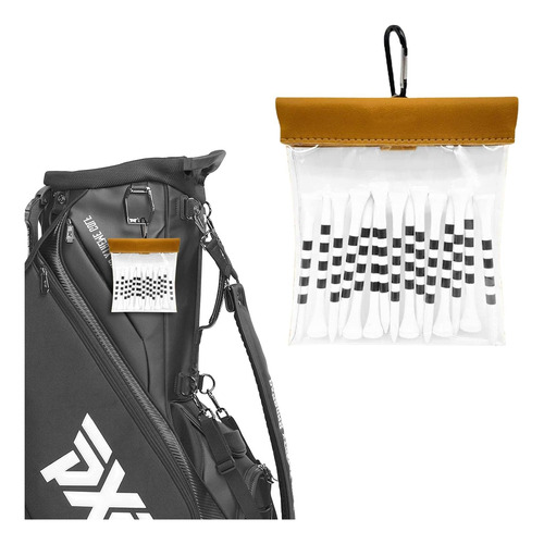 3 Pcs Golf Bag | Golf Bag/ball With Clip,clear And Clear