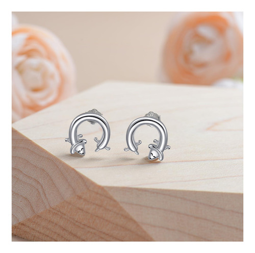 Zpmmpz Pendientes De Perro Salchicha De Plata De Ley 925, De
