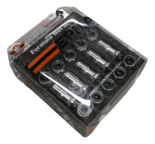 Set Tuercas De Seguridad Volks M12xp1.25 Negro Epman