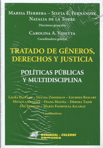 Tratado Géneros Derechos Justicia Políticas Públicas Herrera