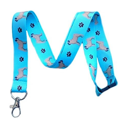 Llavero Desmontable Estampado De Raza De Perro Pug