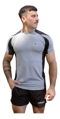 Remera Deportiva Hombre String Combinada Urban Luxury 