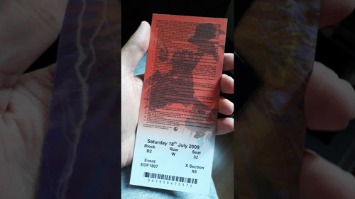 Michael Jackson (this Is It) *ingresso Original Raro