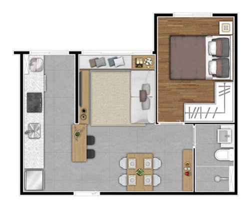 Imagem 13 de 14 de Apartamentos 2 Quartos Para Venda 45 Metros Quadrados Em Itapevi