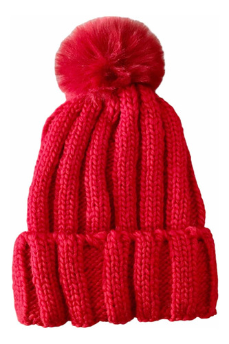 Gorro De Lana Con Pompón Forrado Por Dentro