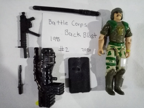 Gi-joe Vintage Battle Corps Back Blast 1993 #2