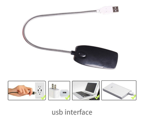 Led Lampara Flexibl Pc Laptop O Puero Usb 