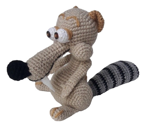 Scrat La Era De Hielo Amigurumis Muñeco En Crochet