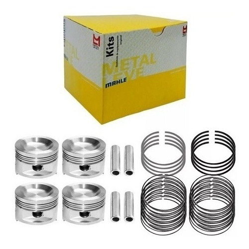 Kit Pistão Anéis 0,40 Fiat Palio 1.4 Fire Flex Metal Leve