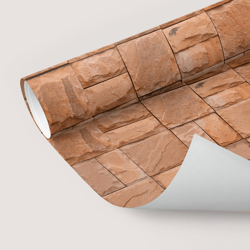 Papel De Parede Adesivo Para Sala Pedra Cubo Mosaico 3d 2m
