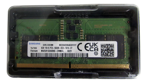 Memória Samsung 8gb Ddr5 5600mhz Para Notebook