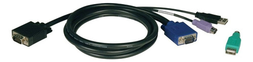 Cable Kvm Tripp Lite Vga (d-sub) Macho - Usb A Macho 4.6 Mts
