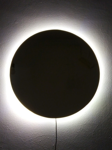 Espejo Redondo Con Luz Led De 50cm Para Baño