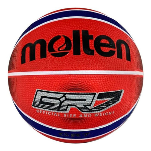 Imagen 4 de 6 de Pelota De Basket Molten Gr7 Caucho N° 7 Oficial Basquet