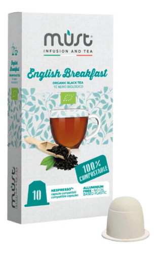 Cápsula Must Té English Breakfast - Compatible Con Nespresso