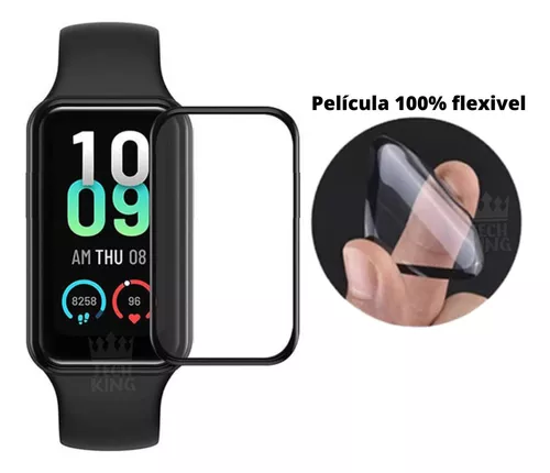 Pulsera deportiva para Amazfit Band 7+, película protectora azul marino