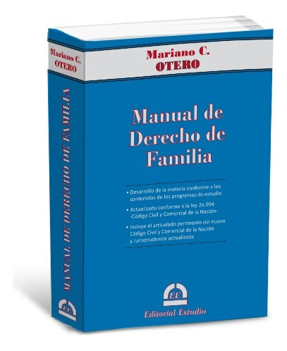 Manual De Derecho De Familia - Editorial Estudio