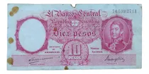 Comprar Antiguo Billete 10 Pesos Moneda Nacional 1948 Bott 1936 #4