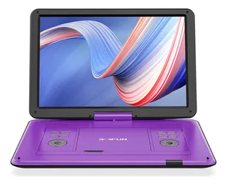 Reproductor 15.6 Dvd Portátil Giratorio Pulgada Para Auto Tv