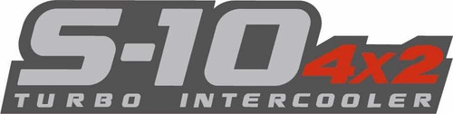 Imagen 2 de 3 de Calco Chevrolet S10 4x4 / Puertas Laterales Un Par!!!