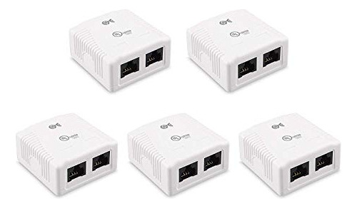 Caja De Montaje En Superficie Rj45 Cat6 Con Certificación Ul