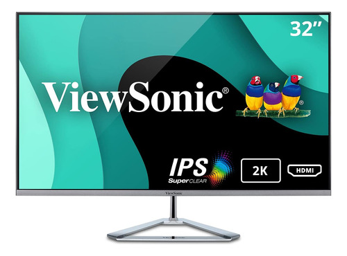 Monitor Viewsonic Vx3276-2k-mhd, 32 Enchufes, 2560 X 1440 P,