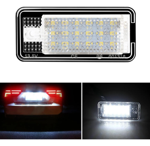 Plafon Lampara Led Patente Placa Trasero Canbus 6000k Audi