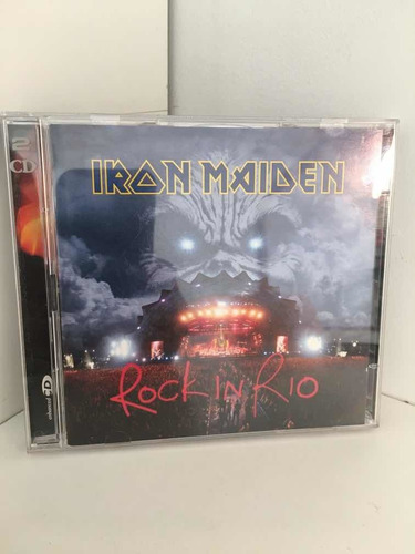 Cd Música Iron Maiden -rock In Rio (2002) Disco Doble