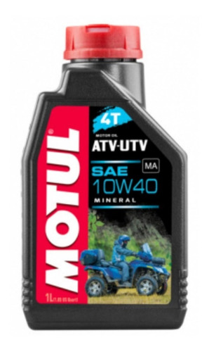 Aceite Moto 4t Atv-utv 10w40 Mineral Motul 1l