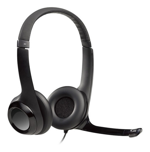 Imagen 1 de 5 de Audifono Con Microfono Logitech H390 Usb Para Pc O Laptop