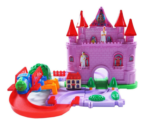 Castillo De Juguete Armable Para Niñas Con Trencito