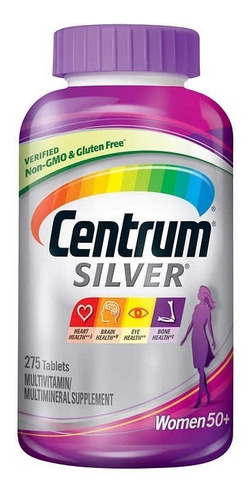 Centrum Silver Multivitamínico Mujer +50 De 275 Capsulas