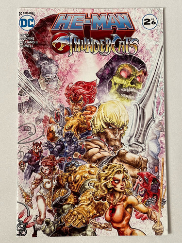 Set 6 Comics Thundercats Vs He-man Y Los Amos Del Universo (Usado)
