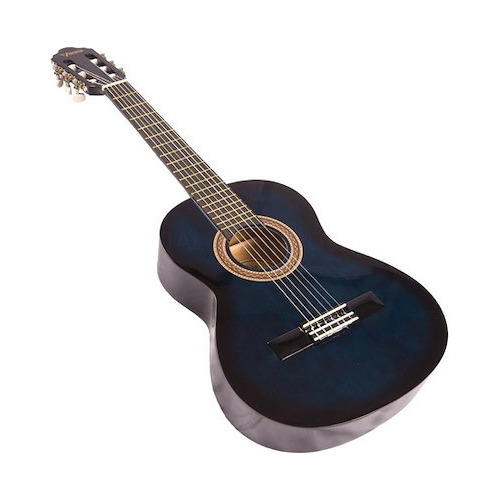 Guitarra Clasica Valencia Vc102bus 1/4 Niños Azul