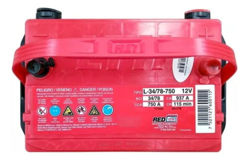 Batería Lth Modelo: L-34/78-750
