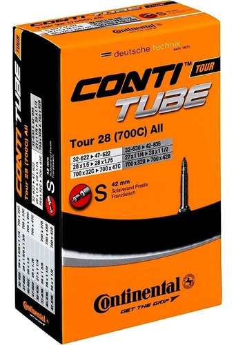 Camara 700x32/47 Continental Tour 28 All S42mm