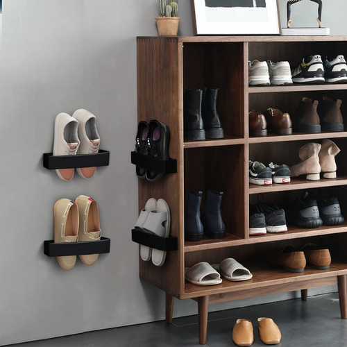 Zapatero De Pared Nirxxiy Paquete De 4 Zapateros Ajustables